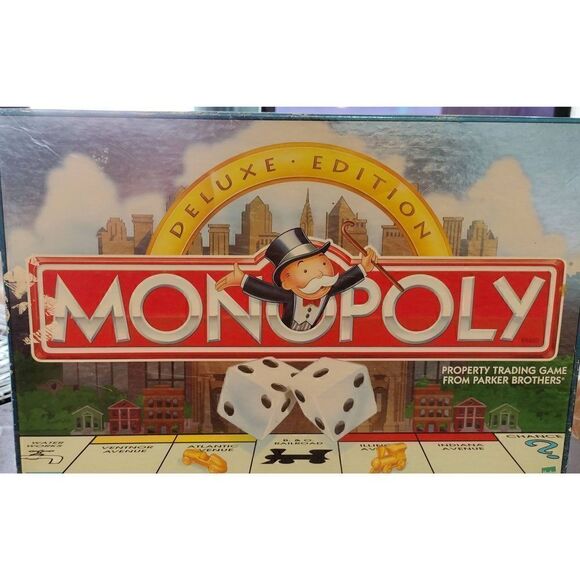 Monopoly Deluxe Edition Vintage 1998 Board Game Hasbro USAopoly - Picture 2 of 6